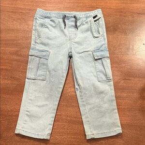 Volcom Kids Light Blue Denim Cargo Pants
